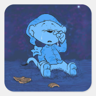 Ferald Feeling Blue  Square Sticker