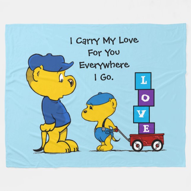 Ferald  fleece blanket (Front (Horizontal))