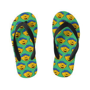 Ferald Laughing Emoji Kid's Flip Flops