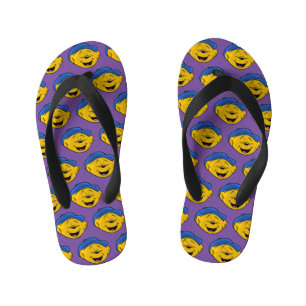 Ferald Laughing Emoji Kid's Flip Flops