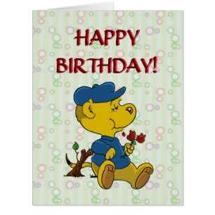 Ferald Mating Rose Carte d'anniversaire