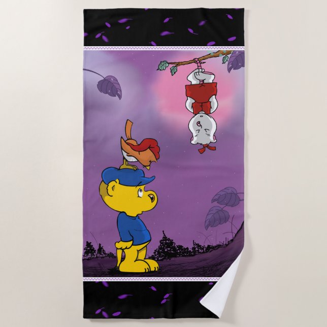 Ferald Picture Book  Beach Towel (Front)