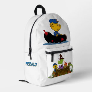 Ferald Picture Book Printed Backpack