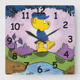 Ferald Picture Book Square Wall Clock