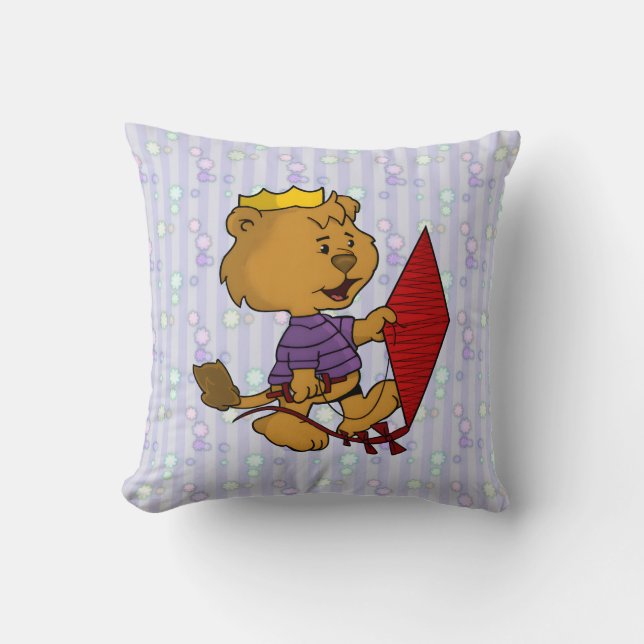 Ferald Picture Book Throw Pillow (Front)
