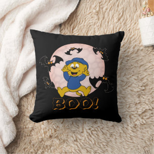 Ferald Scaring The Bats Throw Pillow