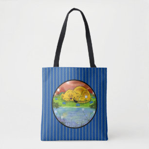 Ferald Sleeping By The Sunflowers Tote Bag