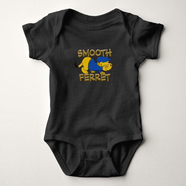 Ferald | Smooth Ferret Baby Bodysuit (Front)