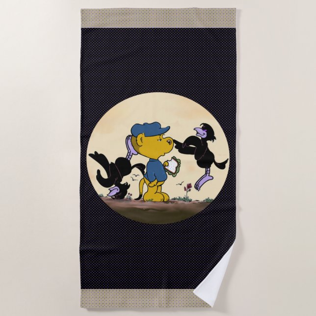 Ferald & The Pesky Crows Beach Towel (Front)