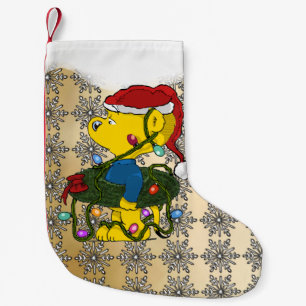 Ferald's Hula Wreath Small Christmas Stocking