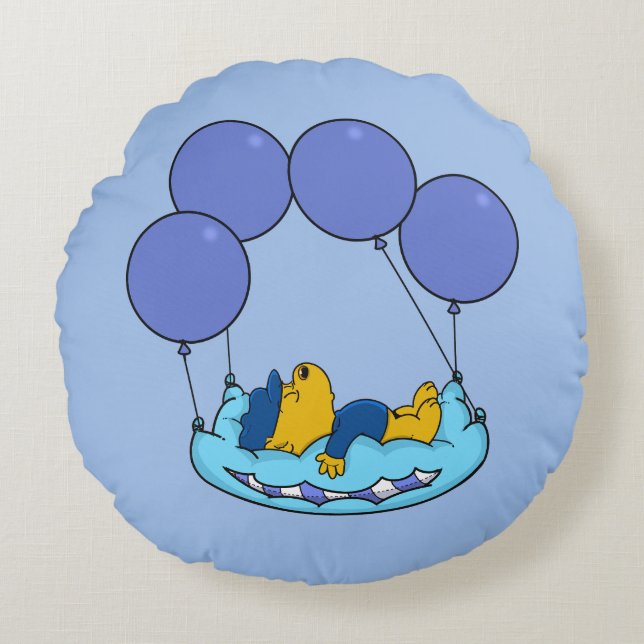 Ferald's Pillow Balloons Round Pillow (Front)