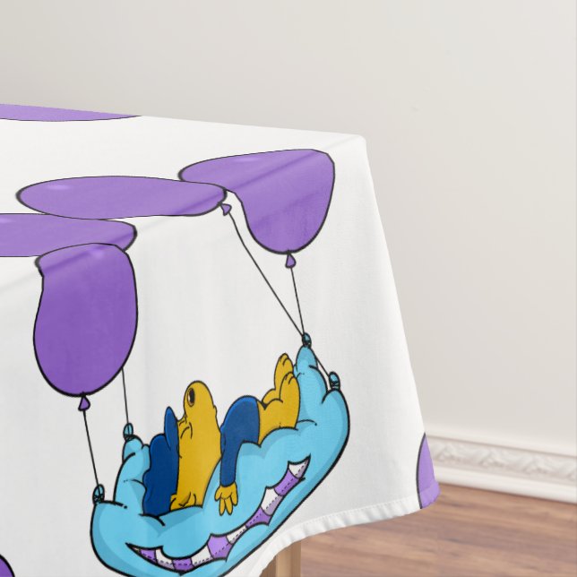 Ferald's Pillow Balloons Tablecloth (In Situ)
