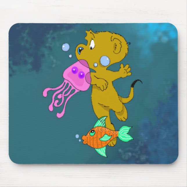 Ferald's Swim Mouse Pad (Front)