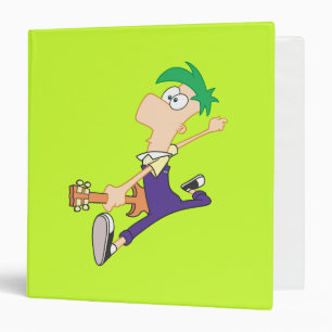 Ferb Rocking Out with Guitar Binder