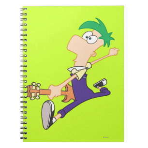 Ferb Rocking Out with Guitar Notebook