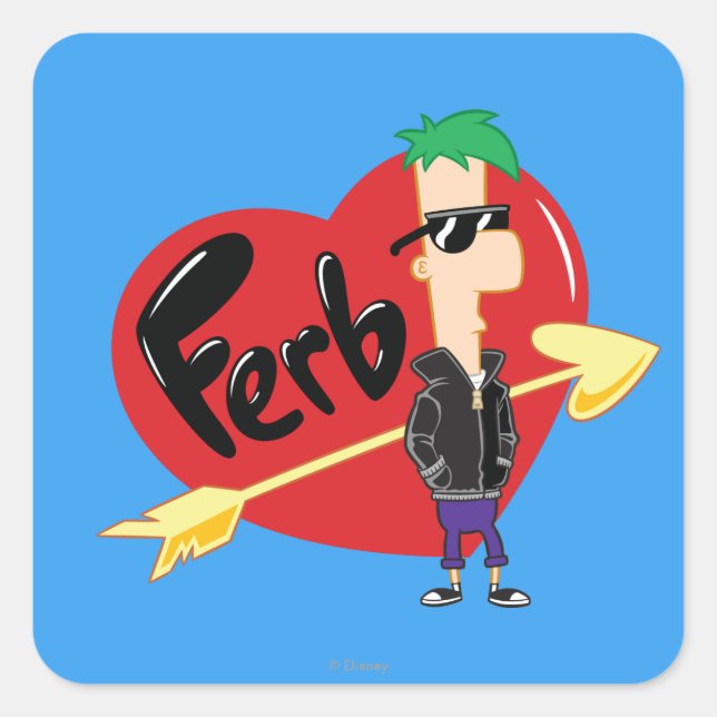Ferb Square Sticker (Front)