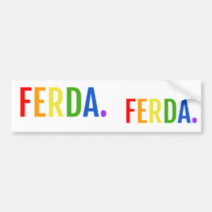 ferda bumper sticker