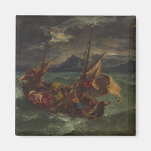 Ferdinand Delacroix Christ on the Sea of Galilee Magnet
