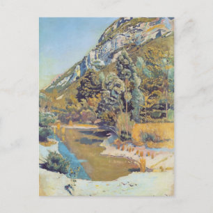 Ferdinand Hodler- At the foot of the Petit Saleve Postcard