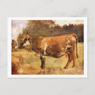 Ferdinand Hodler - Cow in a Pasture Postcard