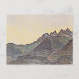 Ferdinand Hodler- Dents du Midi Postcard