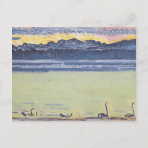 Ferdinand Hodler- Lake Geneva with Mont Blanc Postcard