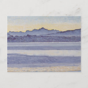 Ferdinand Hodler- Lake Geneva with Mont Blanc Postcard