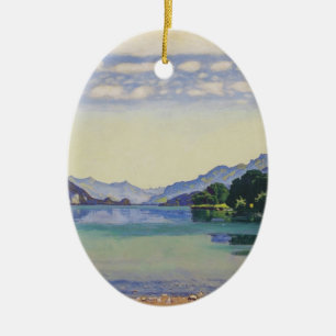 Ferdinand Hodler- Lake Thun from Lessig Ceramic Ornament
