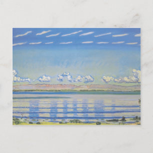 Ferdinand Hodler-Rhythmic landscape on Lake Geneva Postcard