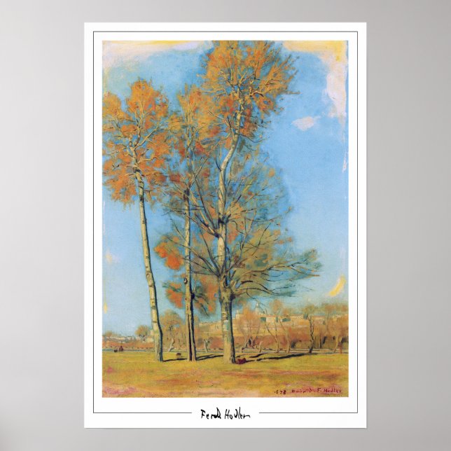Ferdinand Hodler Zedign Art Poster #45 (Front)