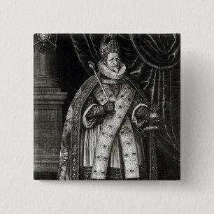 Ferdinand II 1622 2 Inch Square Button