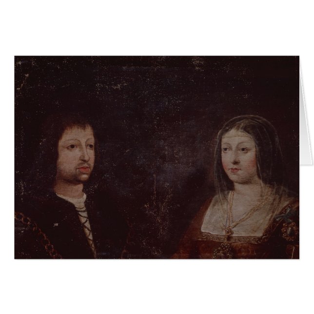 Ferdinand II d'Aragon et Isabelle Ier de Castille (Devant horizontal)