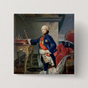 Ferdinand IV, King of Naples 2 Inch Square Button