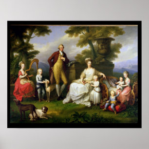 Ferdinand IV King of Naples, and his Family Poster