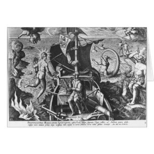 Ferdinand Magellan on board his caravel, 1522