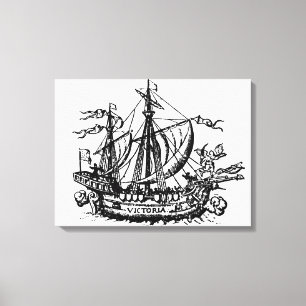 Ferdinand Magellan's boat 'Victoria' Canvas Print