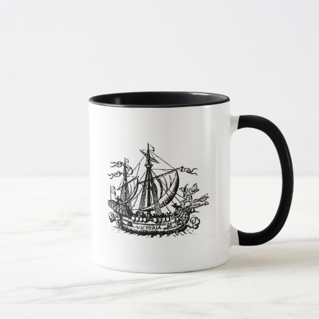 Ferdinand Magellan's boat 'Victoria' Mug (Right)