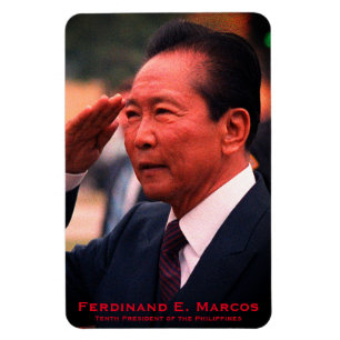 Ferdinand Marcos, Tenth President of Philippines Magnet