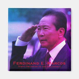 Ferdinand Marcos, Tenth President of Philippines Magnet