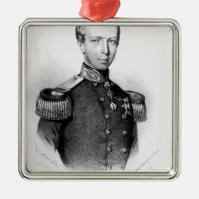 Ferdinand Max Metal Ornament (Front)