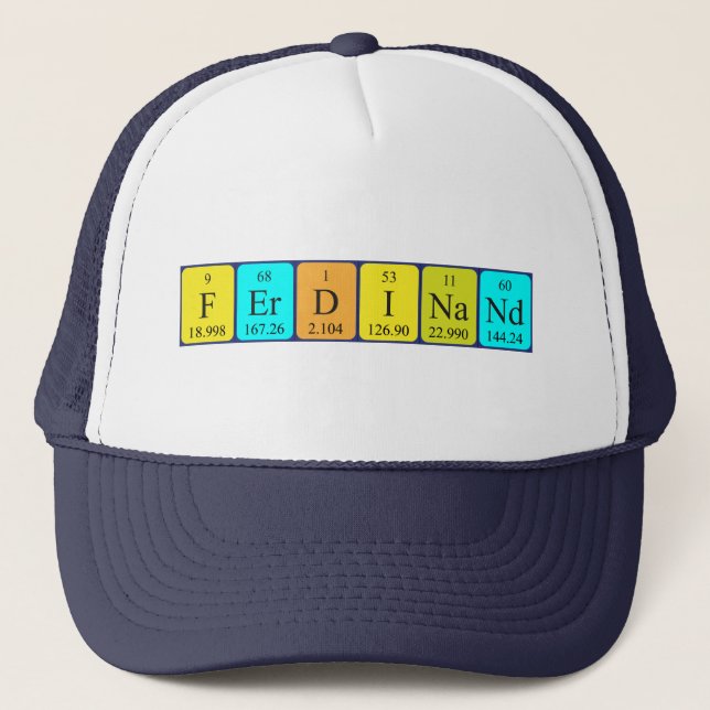 Ferdinand periodic table name hat (Front)