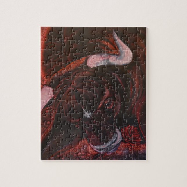 Ferdinand the bull jigsaw puzzle (Vertical)