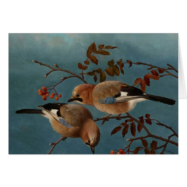 Ferdinand von Wright - Jays (Devant horizontal)