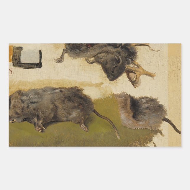 Ferdinand von Wright - Rodents Sticker (Front)