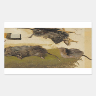 Ferdinand von Wright - Rodents Sticker