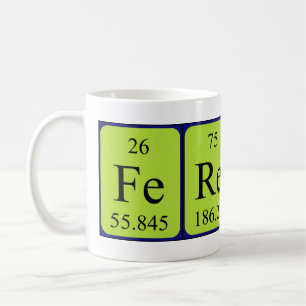 Ferenc nom de table périodique mug