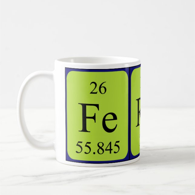 Fergal periodic table name mug (Left)
