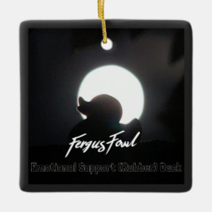 FergusFowl ES(R)D Ceramic Ornament