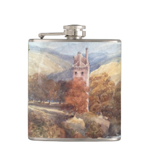 Ferguson Clan Family Old Kilkerran Castle flask