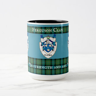 Ferguson Clan Mug, Two-Tone Coffee Mug